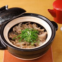 鶏そぼろときのこの炊き込みご飯