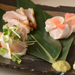 鳥正 - 鳥刺し盛り