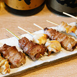 御縁屋はし村 - 焼きとん盛り合わせ8本