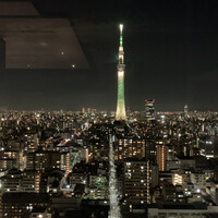 スカイツリービューレストラン 簾 - 今日もスカイツリーがキレイです。