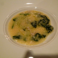 Ristorante 美郷 - ポレンタとほうれん草のスープ仕立
