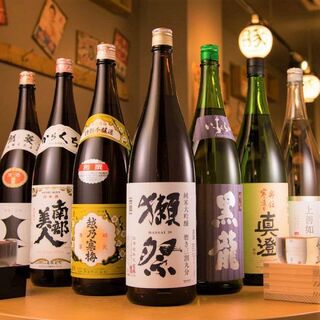 [A selection of carefully selected sake from all over the country]