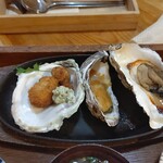 コジシタ八ヶ岳 - 牡蠣定食の牡蠣