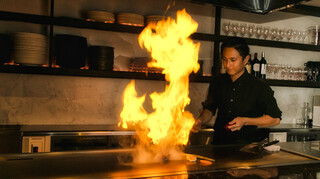 Teppanyaki Sazan - フランベシーン