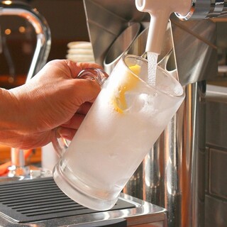 "60 minutes! 550 yen》All-you-can-drink tabletop lemon sour is also recommended!