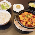 中華料理 もりらく - 麻婆豆腐定食