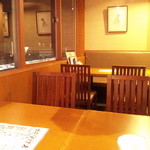 魚ごころ - テーブル席です