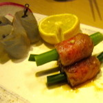 華丸吉日 - 宮崎牛のニンニク茎巻