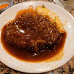 炭火焼ステーキ あおき - 令和3年11月 ランチタイム
ハンバーグ定食 1000円