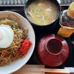 元気食堂 - 石巻焼きそば と あら汁