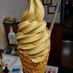 長峰製茶 - 和紅茶ソフトクリーム（３００円）