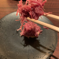 加藤牛肉店 銀座 - 自家製手ほぐしコンビーフ