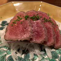 加藤牛肉店 銀座 - 山形牛のタタキ