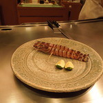 嘉門 - クルマエビ　焼く前