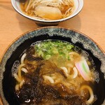 力餅 - 昆布うどん440円✨中華そば490円✨