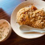 長崎ちゃんぽん 幸楽 - ダイナミックな盛り付け。