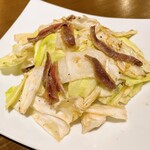 個室居酒屋 肉寿司食べ放題 まいた - 個人的に大好きになったアンチョビキャベツ