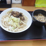 手打ちうどん ろくでなし - 肉つけうどん普通サイズ