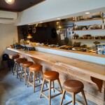 食堂カウ - カウンター席