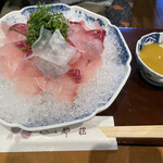 都荘 レストラン - 鯉のあらい
