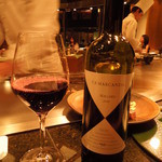 嘉門 - ワイン（グラスで注文。ボトルはお借りしました）