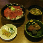 寿し公 - ランチのまぐろ丼セット