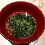 鮨 さいとう - 味噌汁
