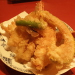 玄蕎麦 野中 - 天ぷら盛合せ