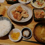 kawara CAFE＆DINING - 鶏もも肉の唐揚げ おろしポン酢 1050円