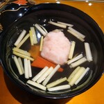 創作料理 加藤 - お吸物～海老しんじょう