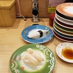 回転寿し トリトン - 〆の光景。