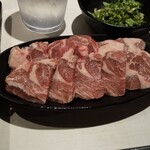 大衆ジンギスカン酒場 ラムちゃん - 塩〆熟成ジンギスカン定食 肉(1408円)