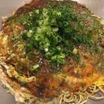 Okonomiyaki Hirata - そば・肉・玉子   770円なり