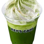 Top's Key's Cafe - 抹茶ラテ、女性に人気な一品です。