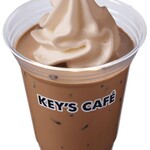 Top's Key's Cafe - ココアフロート、珈琲味のソフトクリームと楽しめるドリンクです。