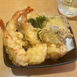 スシロー - エビと秋野菜の天ぷら