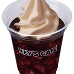 Top's Key's Cafe - 珈琲フロート、珈琲味のソフトクリームも味わえる、珈琲好きにおすすめなドリンクです。