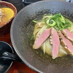 極楽うどん TKU - フォアグラ大阪つけ麺（￥990）