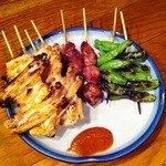 手羽先・かしら（塩）・ししとう