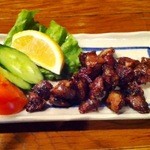 焼鳥・居酒屋 とり - 砂肝四川炒め