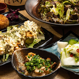 飲み放題付宴会コース◆焼き鳥や鶏しゃぶ、水炊きなど楽しむ◎