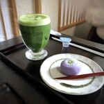Morihachihigashisambanchouten - ◆冷抹茶・上生菓子セット(900円）