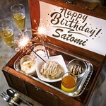 炭火と笑いの台所 とりすけ 難波本店 - 特別な日に！デザートプレートでお祝い出来ます♪
