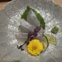 鮨 清松 - クエ刺身