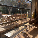 CERCLE PLUS Miyota - 店内视角的露台座位♪