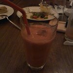 濃厚な100％いちごジュース