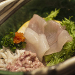 一汁五菜 - カワハギの刺身