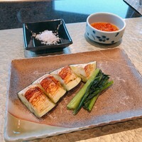 鉄板焼 銀杏 - 季節の焼き野菜
