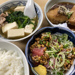 大衆割烹 三州屋 銀座一丁目支店 - 黒ムツ定食とマグロ納豆