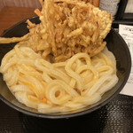 丸亀製麺 - かまたま & 野菜かき揚げ